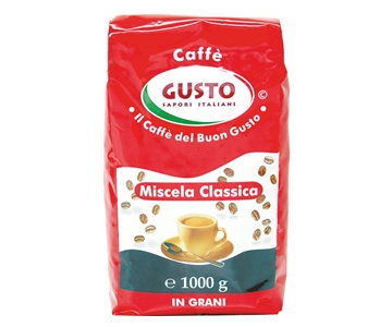 GUSTO CAFFE 1KG GRANI MISCELA CLASSICA (GANZE ESPRESSO-BOHNEN)